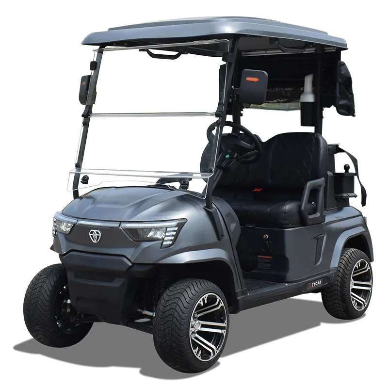 Eldriven golfbil med IOTee fleet management