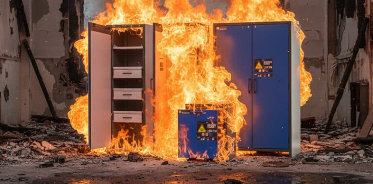 Säker förvaring och laddning av litiumjonbatterier – varför laddskåp och batteriskåp är nödvändiga