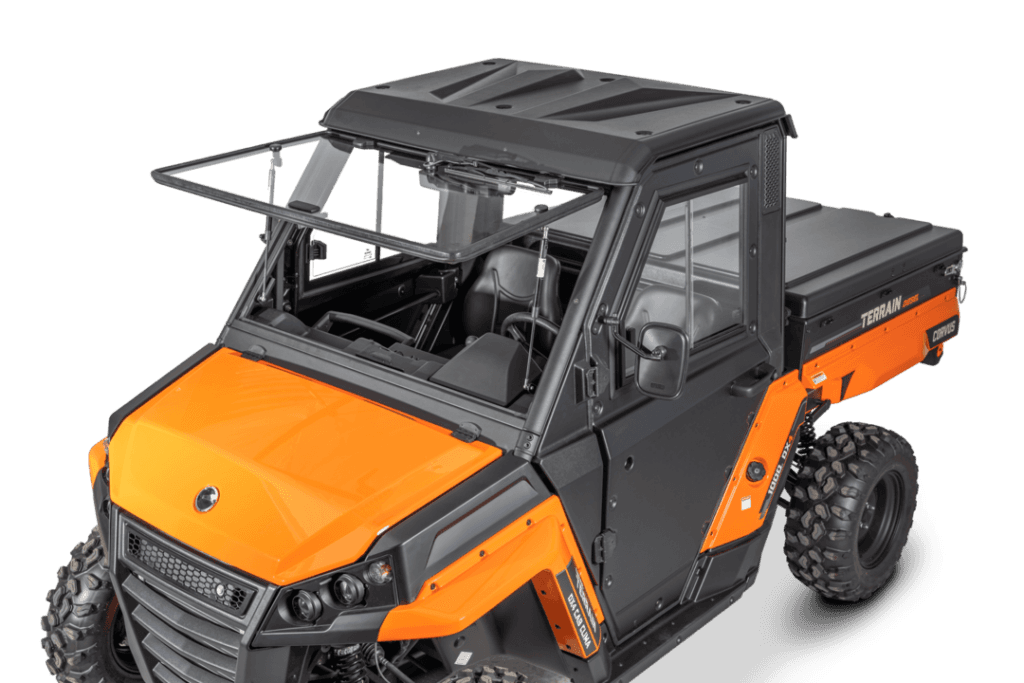 UPPFÄLLBAR VINDRUTA MED TORKARSYSTEM