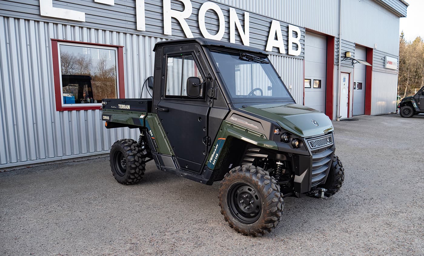 Corvus Terrain EX4 tar Sydvatten ut till provtagningen vid sjöarna