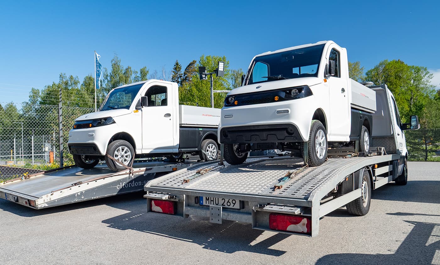 Två eldrivna Pilotcar P-1000 till parkförvaltningen i Järva