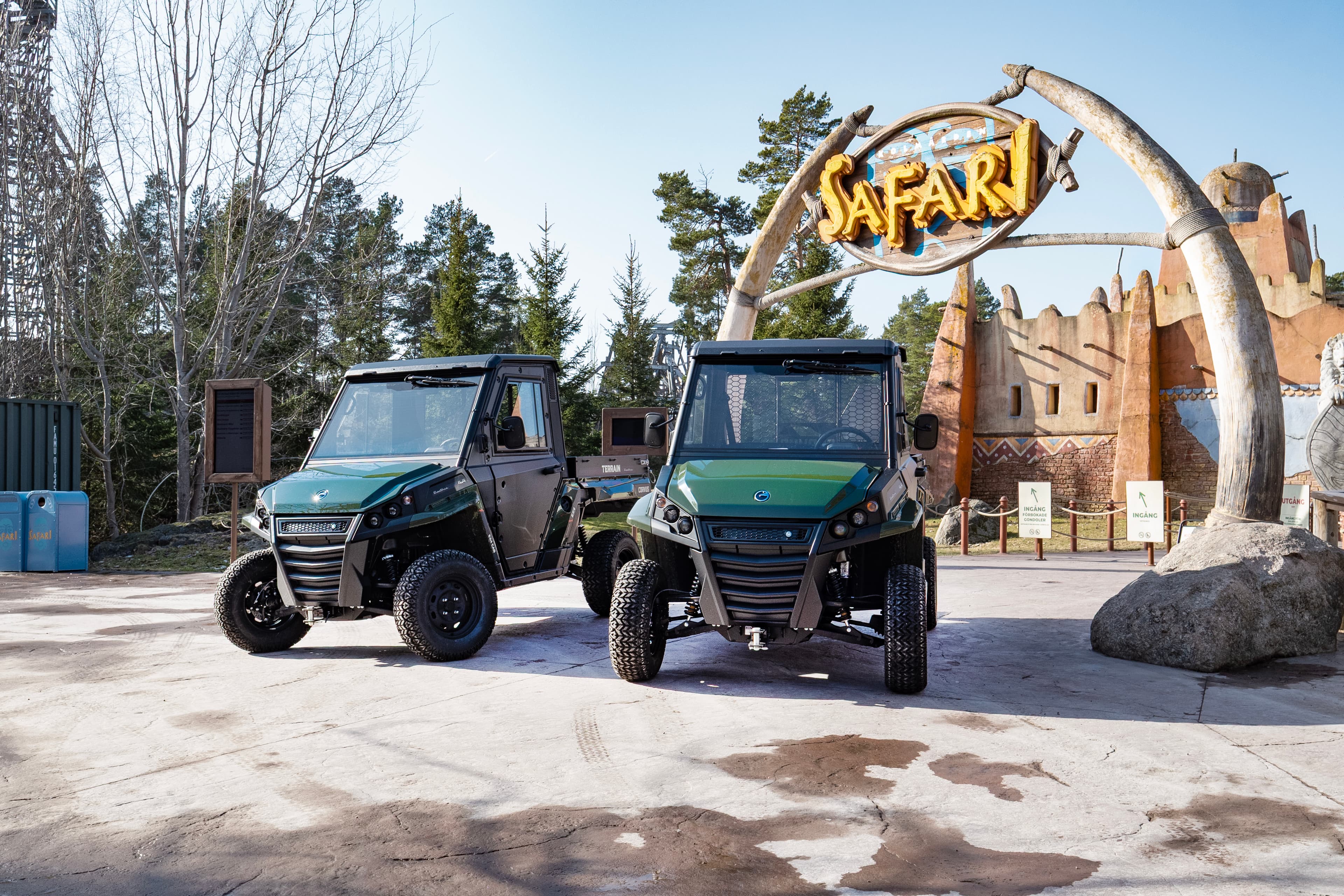 Kolmårdens djurpark byter ut sina UTV’er till Corvus Terrain EX4